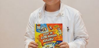 İzmir'de 4. sınıf öğrencisi Uzay Kaan yazdığı hikayeleri kitaplaştırıldı