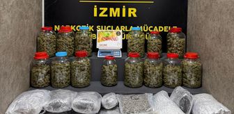 İzmir'de 60 kilo 200 gram uyuşturucu ele geçirildi, 4 şüpheli tutuklandı