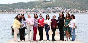 İzmir'de gebeler ve ebeler Anneler Günü etkinliğinde buluştu