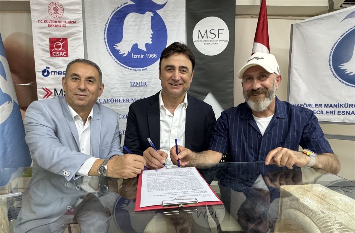 İzmir'de kuaförler ve güzellik salonları için müzik lisans protokolü imzalandı