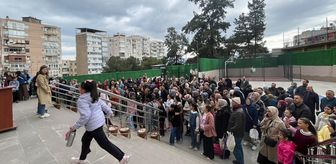 İzmir'deki imam hatip lisesinde 'proje ortaokul' için kabul sınavı yapıldı