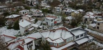 İzmir Ödemiş'te kar yağışı etkili oldu