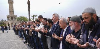 İzmir ve çevre illerde Kahramanmaraş'taki okul saldırısında yaşamını yitirenler için gıyabi cenaze namazı kılındı
