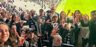 İzmirli öğrencilerin tribünde Beşiktaş maçı izleme hayali gerçeğe dönüştü