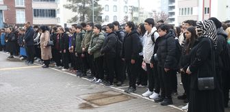 Kahramanmaraş'ta okul saldırısında hayatını kaybeden öğretmen ile öğrenciler anıldı