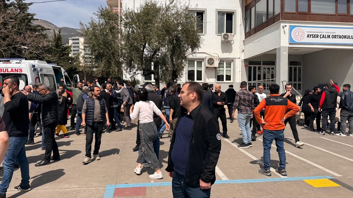 Kahramanmaraş'ta okulda silahlı saldırı