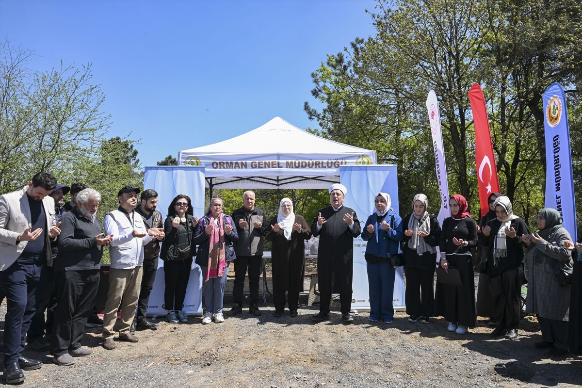 Kahramanmaraş'taki okul saldırısında hayatını kaybedenler için İstanbul'da fidan dikildi