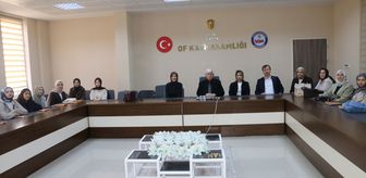 Kahramanmaraşlı öğrencilerden Of Milli Eğitim Müdürü Kabahasanoğlu'na ziyaret
