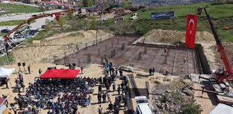 Karabük'te 1000 kişilik Kuba Camisi'nin temeli atıldı