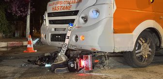 Karaman'da minibüsle çarpışan elektrikli bisikletin sürücüsü öldü