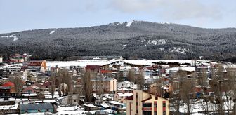 Kars'ta baharda kar etkili oldu