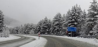 Kars'ta kar yağışı etkili oldu
