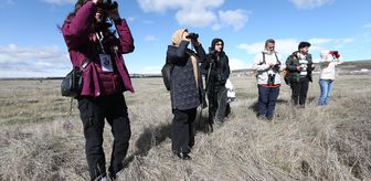 Kars'ta üniversite öğrencileri kampüsteki kuş türlerini gözlemleyerek bilinçleniyor