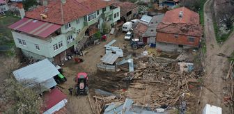 Kastamonu'da çöken ahırda 4 büyükbaş telef oldu