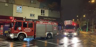Kayseri'de bir otelde çıkan yangın söndürüldü