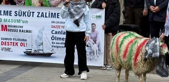 Kayseri'de Gazze'ye destek için bağışlanan koyun 100 bin liraya satıldı