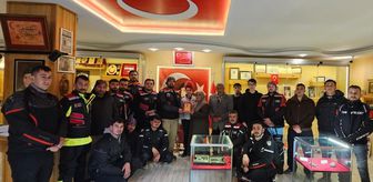 Kayseri'de motosikletliler 15 Temmuz şehidi Cennet Yiğit'in anı evini ziyaret etti
