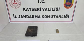 Kayseri'de tarihi eser kaçakçılığı operasyonunda 2 şüpheli yakalandı