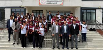 Keban'da öğrencilere Elazığspor forması dağıtıldı