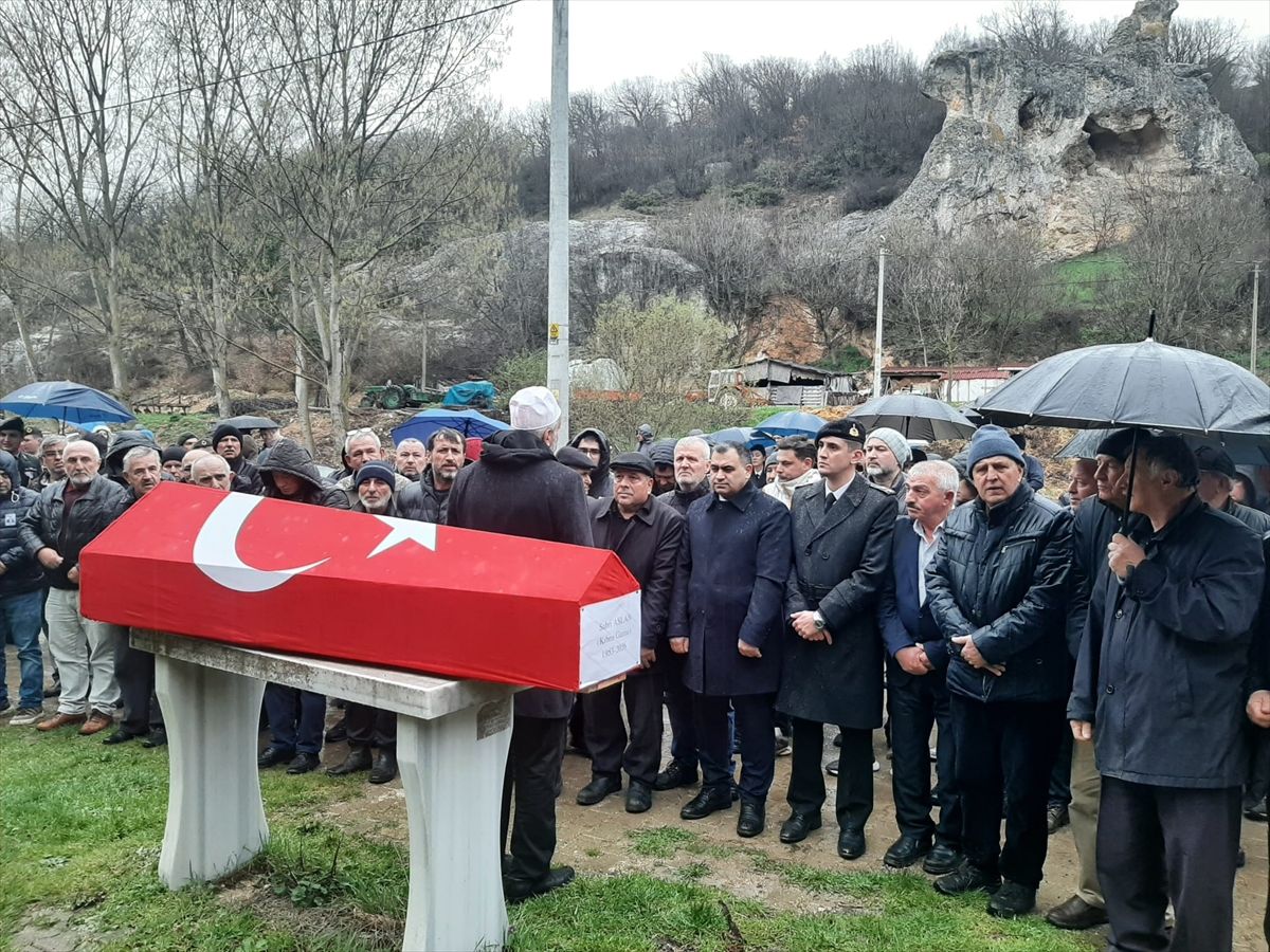 Kıbrıs gazisi Sabri Arslan memleketi Kırklareli'nde son yolculuğuna uğurlandı