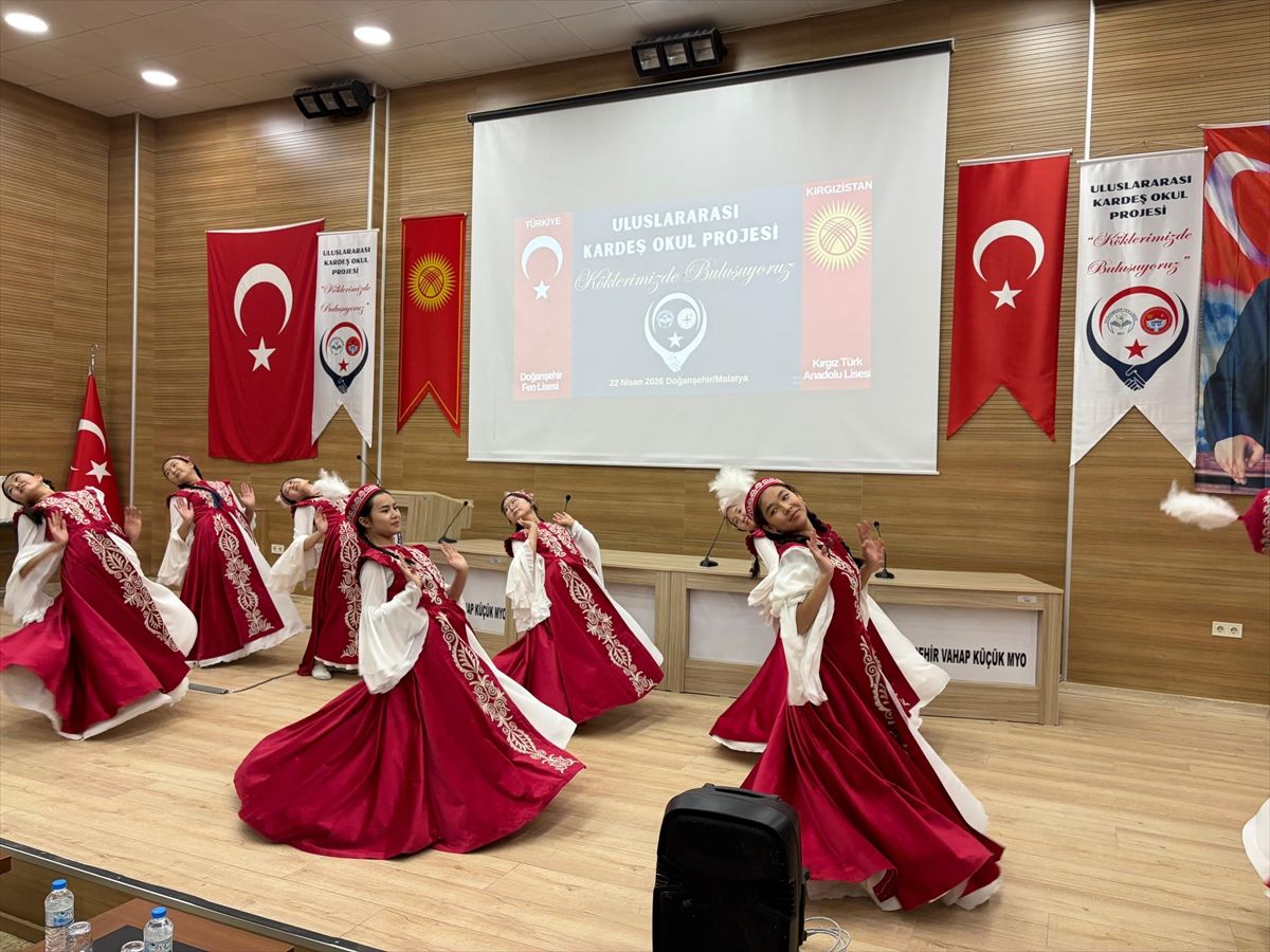 Kırgızistan Kırgız-Türk Anadolu Lisesi heyeti Doğanşehir'i ziyaret etti