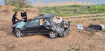 Kırıkkale'de şarampole düşen otomobilin sürücüsü ağır yaralandı