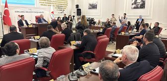 Kırklareli Belediye Meclisi toplantısı yapıldı