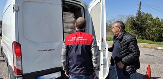 Kırklareli'nde canlı hayvan ve hayvansal ürünlerin nakilleri denetlendi