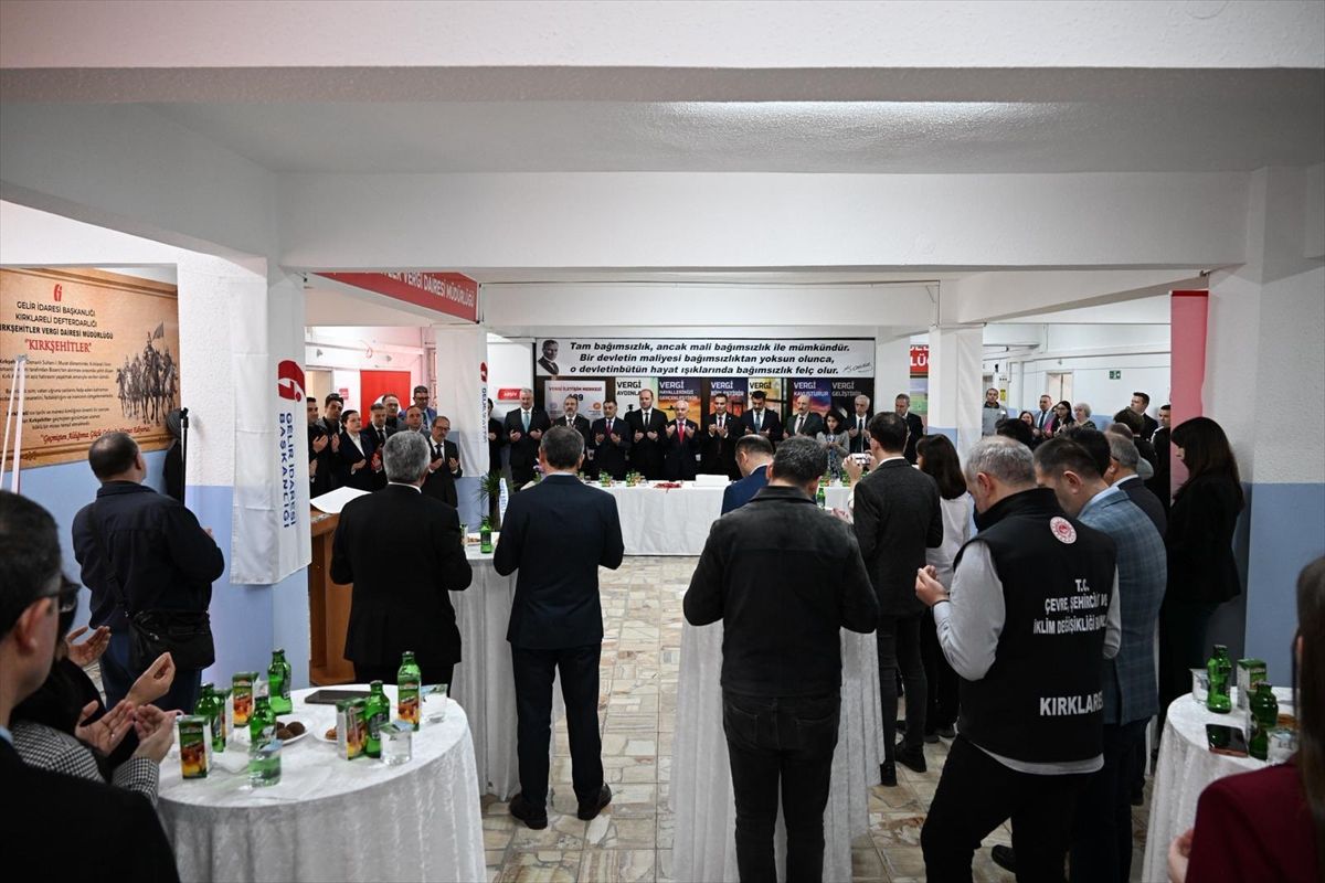 Kırklareli'nde Kırkşehitler Vergi Dairesi Müdürlüğü açıldı