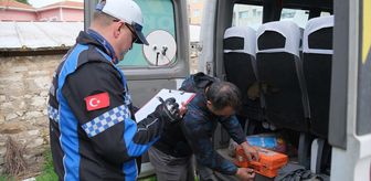 Kırklareli'nde öğrenci servisleri denetlendi