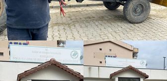 Kırklareli'nde yaralı halde bulunan leylek tedavi altına alındı