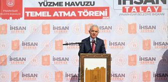 Kırklareli Valisi Turan, yarı olimpik yüzme havuzunun temel atma törenine katıldı