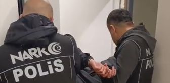Kırmızı bültenle aranan yabancı uyruklu uyuşturucu kaçakçısı Mersin'de yakalandı