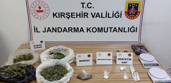 Kırşehir'de 1,2 kilo uyuşturucuyla yakalanan zanlı tutuklandı