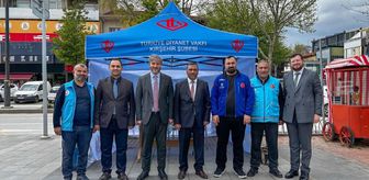 Kırşehir'de vekaletle kurban bağış standı açıldı