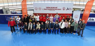 Konya'da 'Bizim Çocuklar 9. Türkiye Badminton Şampiyonası' tamamlandı