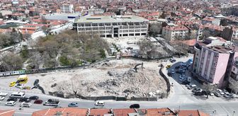 Konya'da kamulaştırması yapılan 8 binada yıkım çalışmaları tamamlandı