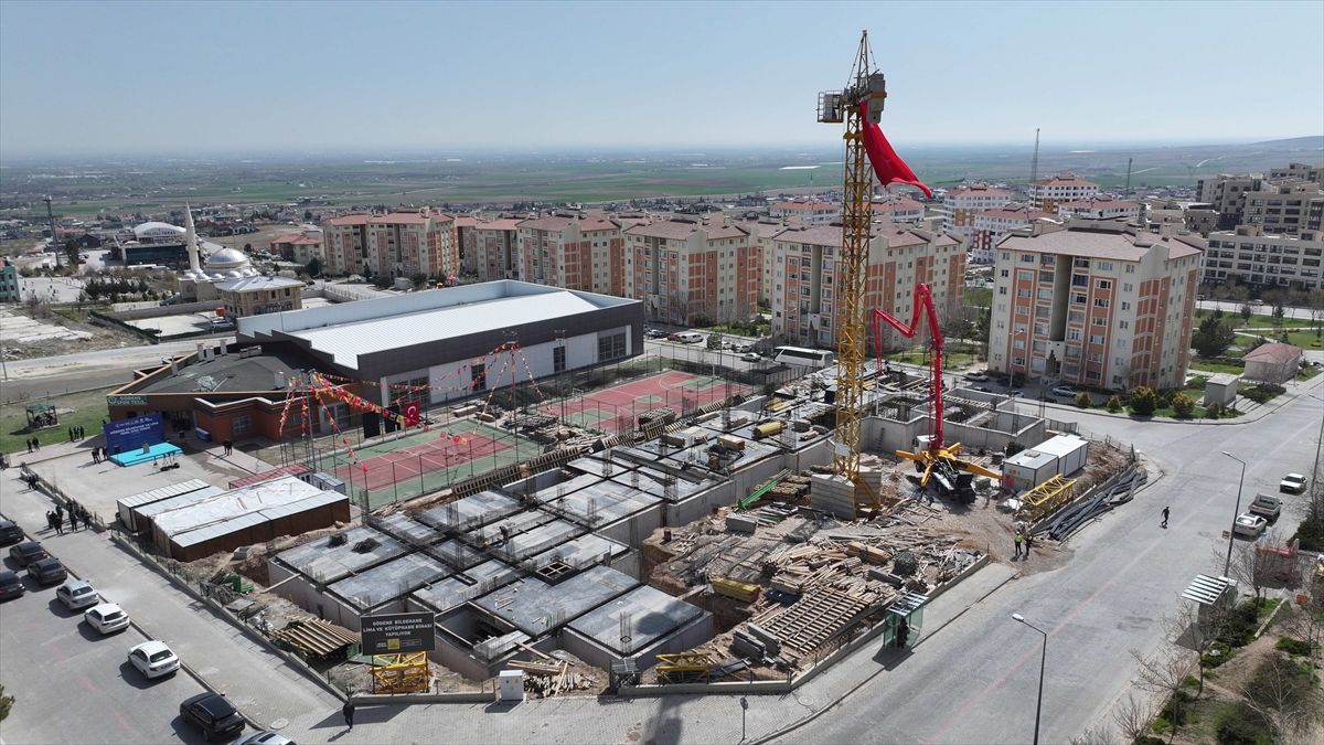 Konya'da öğrencilerin faydalanacağı eğitim kompleksinin temeli atıldı