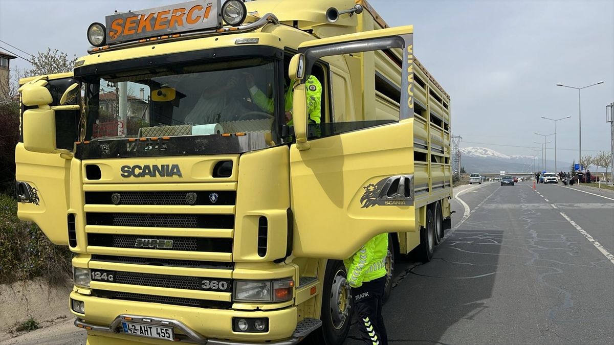 Konya'da trafik kazasında 1 kişi yaralandı