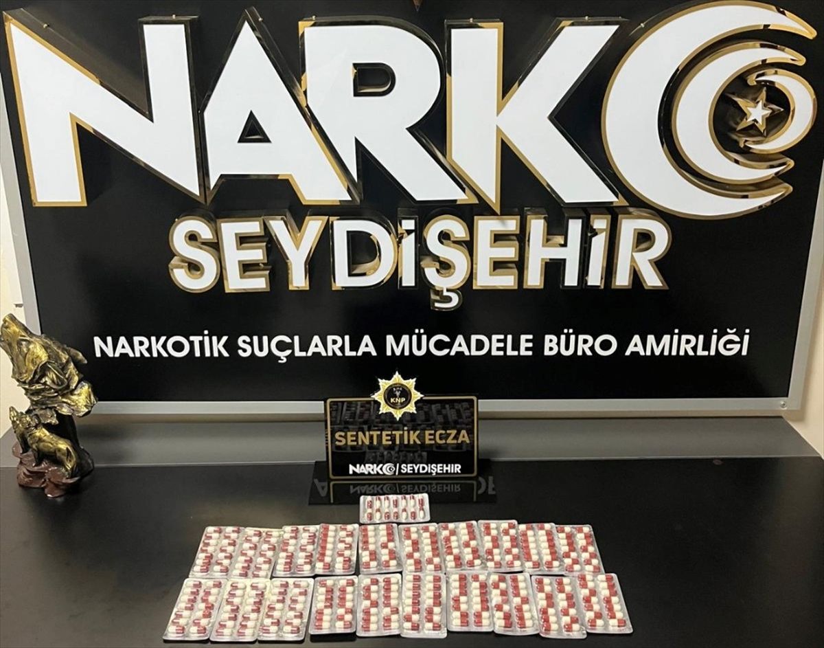 Konya'da uyuşturucu operasyonunda yakalanan şüpheli tutuklandı