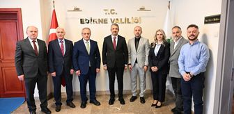 Kosovalı öğretmenler Vali Sezer'i ziyaret etti