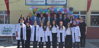 Köy okulunda 'Yurdumun Bilim Köşesi' şenliği düzenlendi