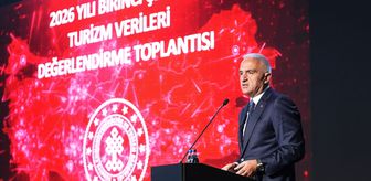 Kültür ve Turizm Bakanı Ersoy, 2026'nın ilk çeyrek verilerini açıkladı Açıklaması