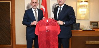 Kültür ve Turizm Bakanı Ersoy, TFF Başkanı Hacıosmanoğlu'nu kabul etti Açıklaması