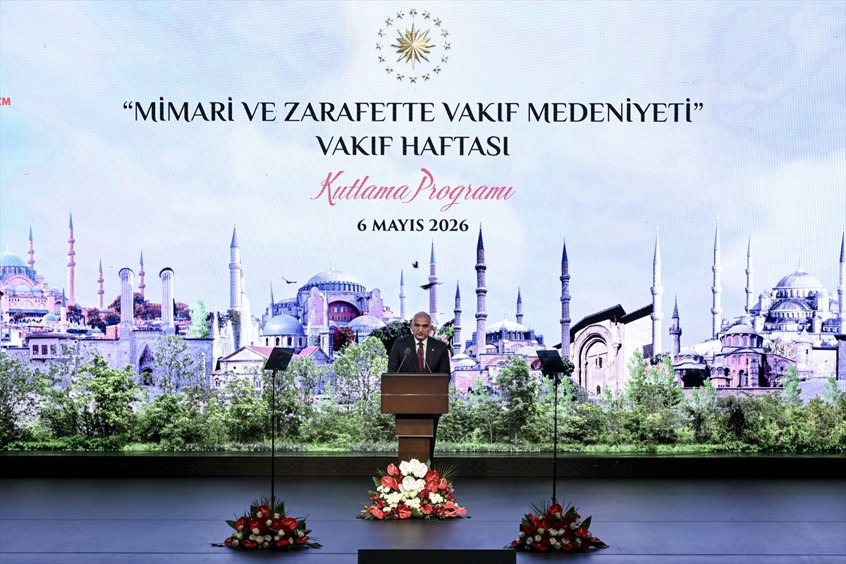 Kültür ve Turizm Bakanı Ersoy, Vakıflar Haftası Kutlama Programı'nda konuştu Açıklaması