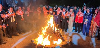 Kumluca Tarım ve Seracılık Festivali'nde Yörük ateşi yakıldı