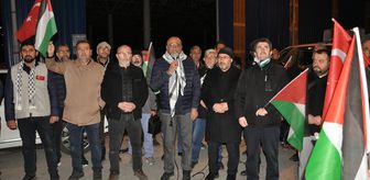 Kütahya'da İsrail'in Filistinli esirleri hedef alan idam yasasına tepki