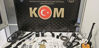 Kütahya'da tarihi eser kaçakçılığı operasyonunda 4 şüpheli yakalandı