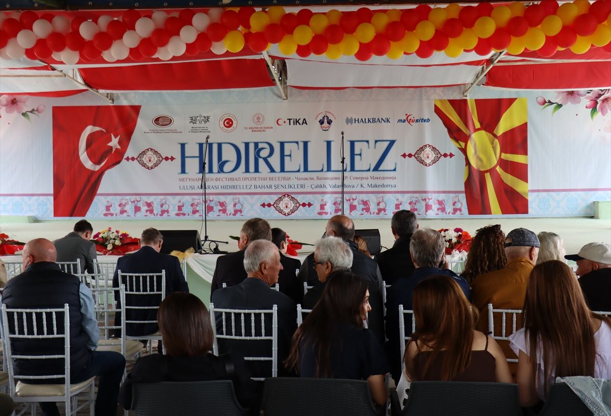 Kuzey Makedonya'da '33. Uluslararası Hıdırellez Bahar Şenlikleri' düzenlendi
