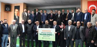 Ladik'te çiftçilere yonca tohumu ve gübre dağıtımı yapıldı